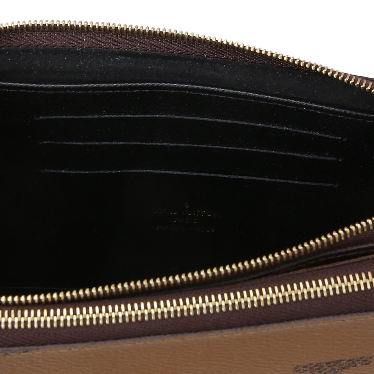 LOUIS VUITTON(USED)루이비통 모노그램 더블 집 포쉐트
